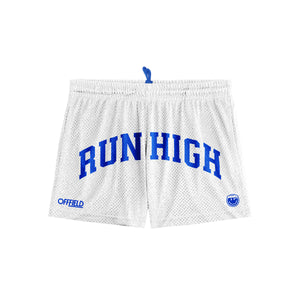run high mesh shorts | white 5