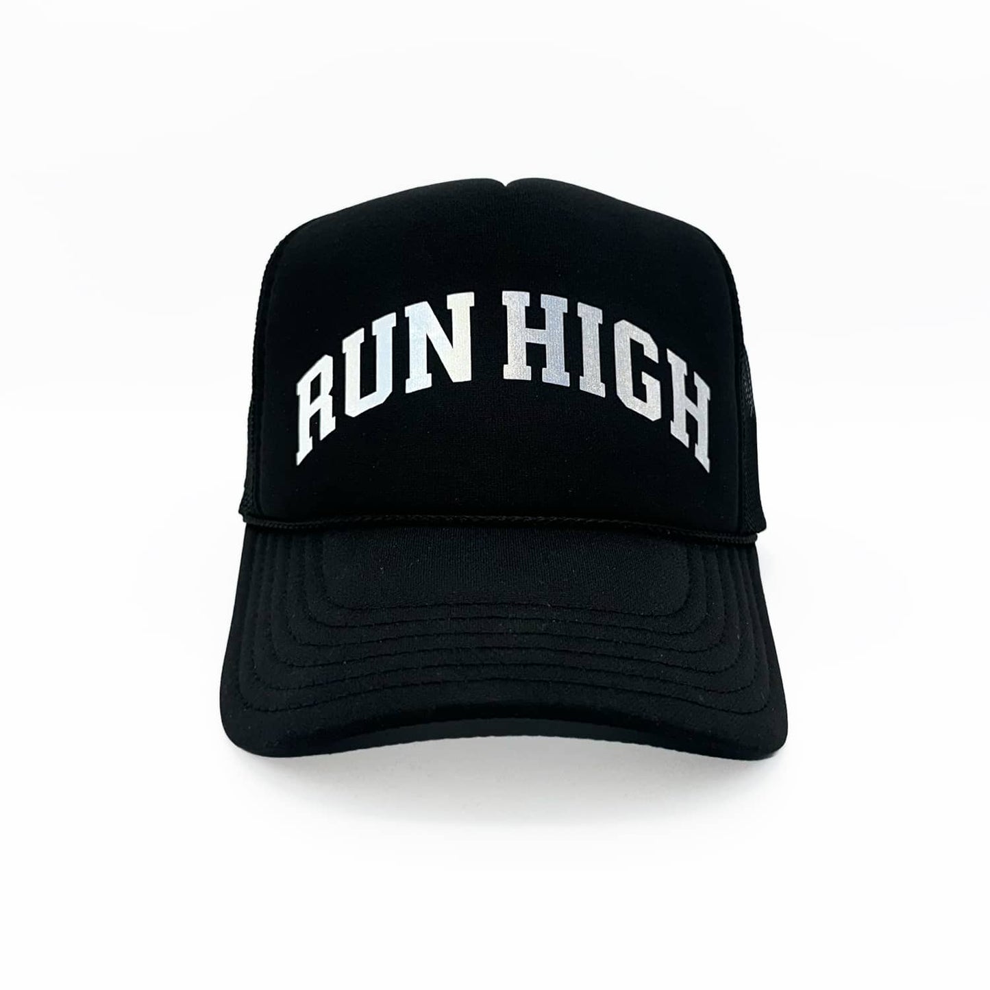 Run High | Reflective Trucker Hat