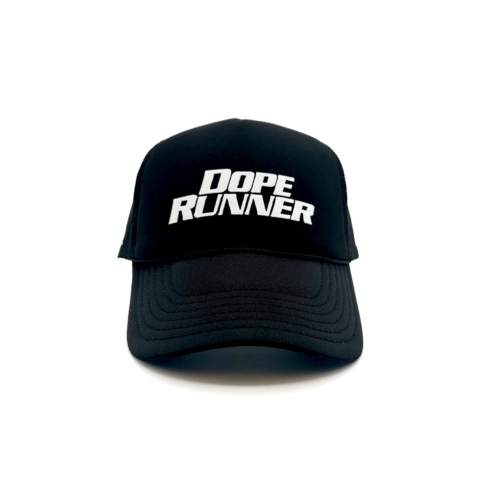 Dope Runner | Black Trucker Hat