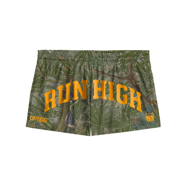 Run High Camo Shorts | 3" Inseam