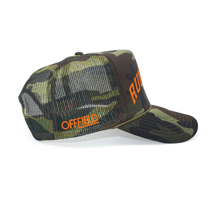 Run High Camo Trucker Hat