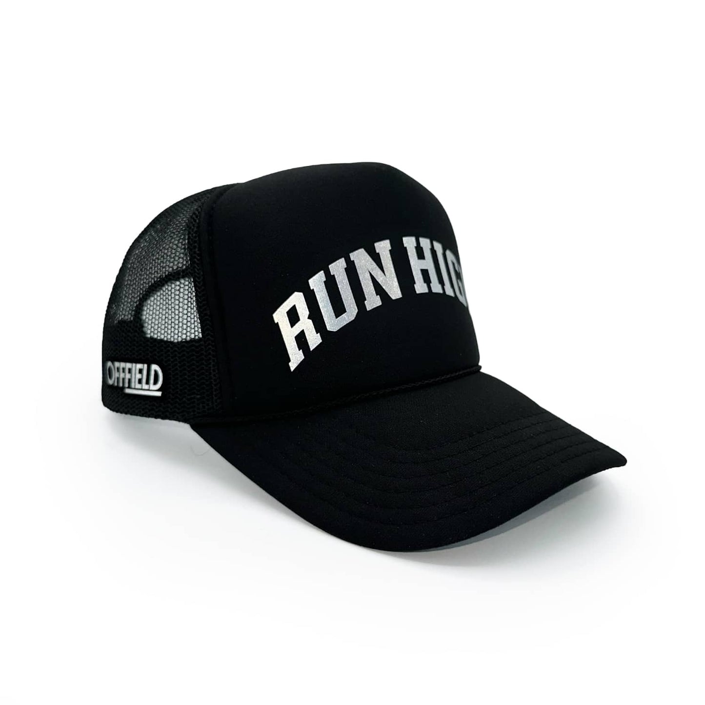 Run High | Reflective Trucker Hat