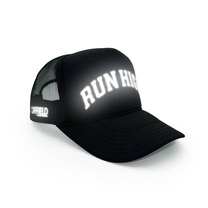 Run High | Reflective Trucker Hat