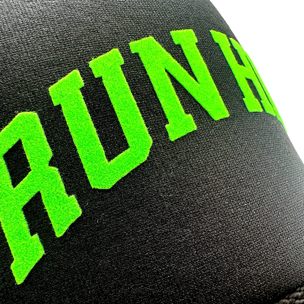 Run High Trucker Hat | Black and Sour Apple