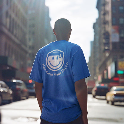 Movement Made Happy | Royal Blue Classic Tee