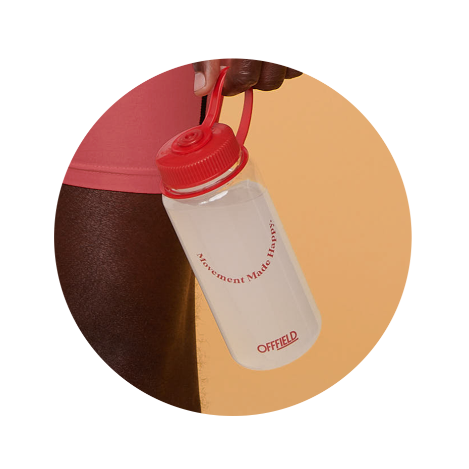 nalgene bottle | red & clear 16oz