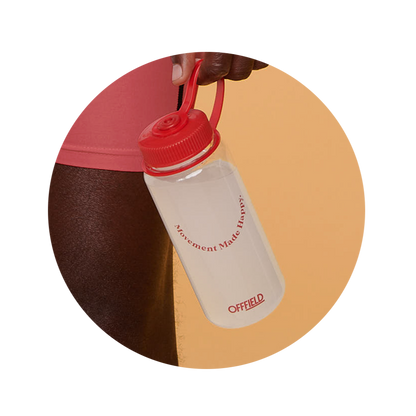 nalgene bottle | red & clear 16oz