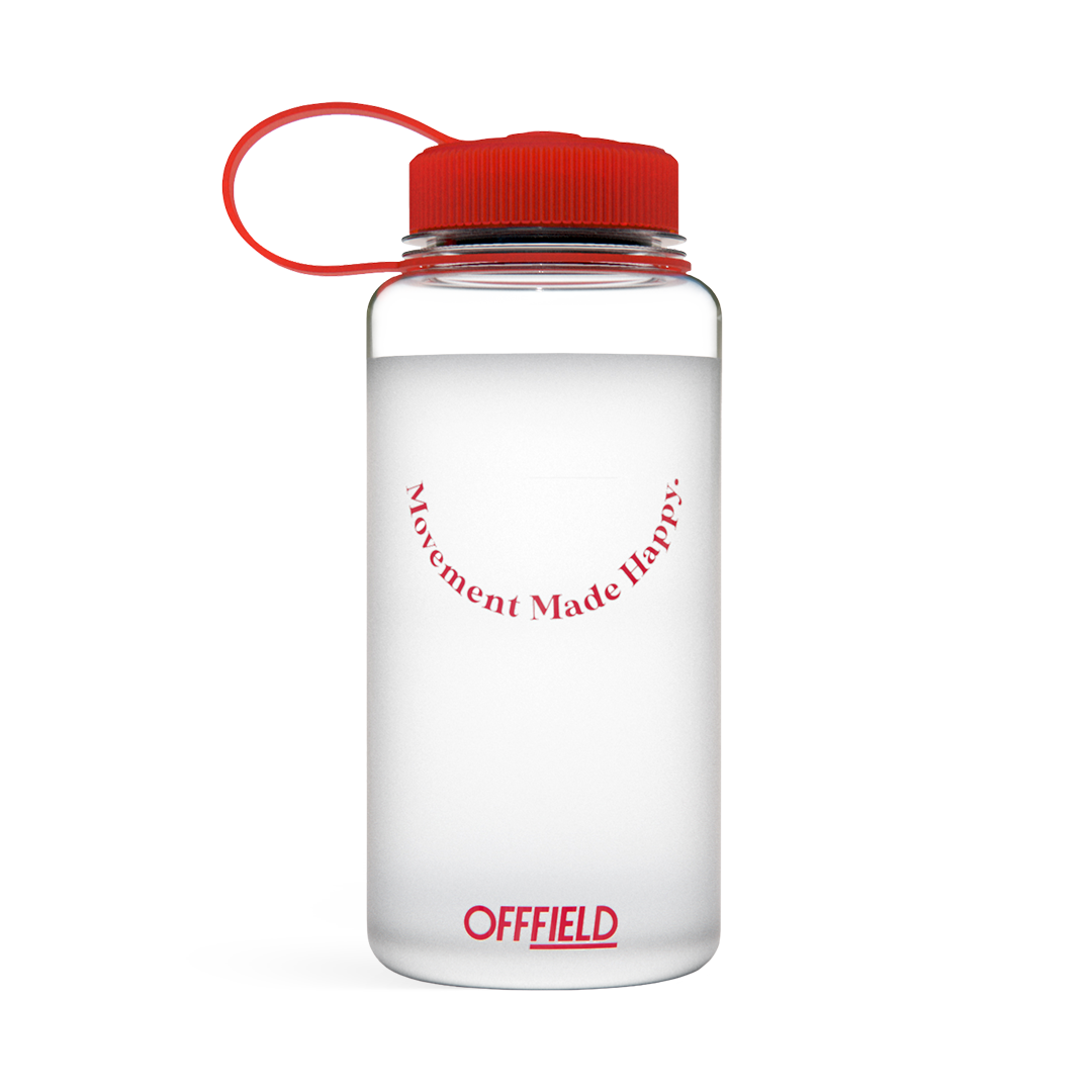 nalgene bottle | red & clear 16oz