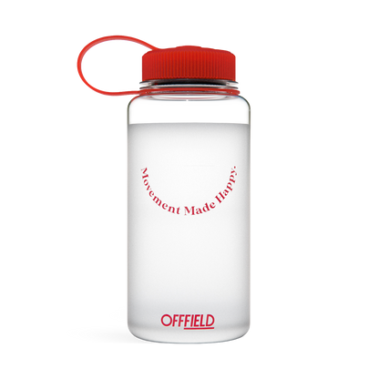 nalgene bottle | red & clear 16oz
