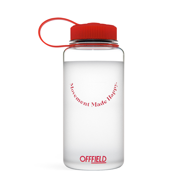 nalgene bottle | red & clear 16oz